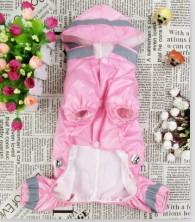 供應(yīng)2013新款寵物衣服粉色雨衣批發(fā)