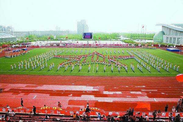 大型團(tuán)體操奧運(yùn)團(tuán)隊(duì)編排演出