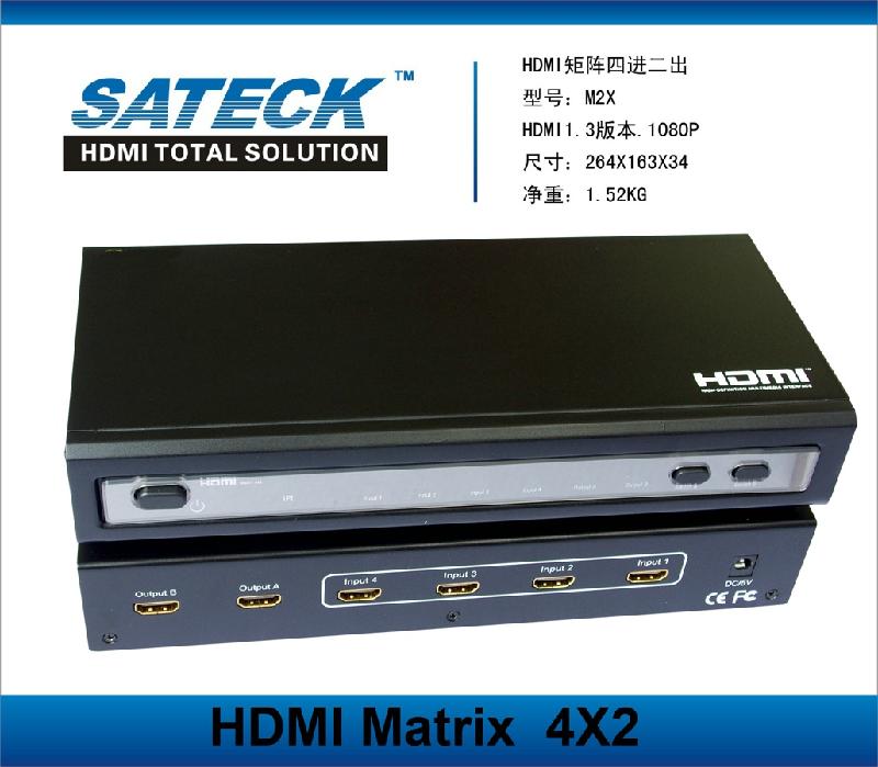 HDMI矩阵4x2生产厂家图片