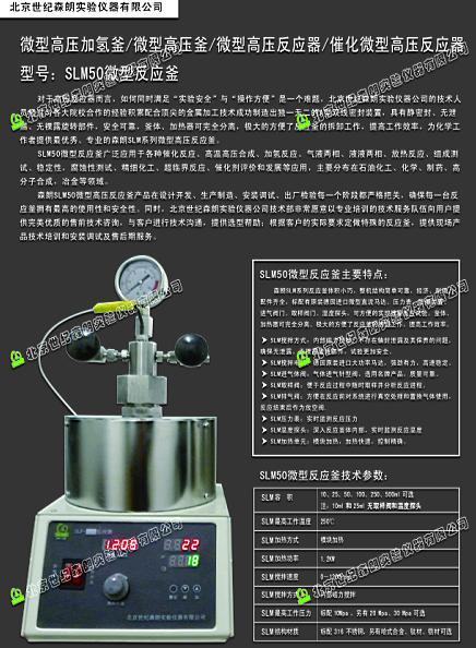 SLM100催化微型高壓反應(yīng)器圖片/SLM100催化微型高壓反應(yīng)器樣板圖 (2)