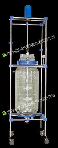 北京市防爆玻璃反應(yīng)釜，雙層玻璃反應(yīng)器，SL212玻璃釜