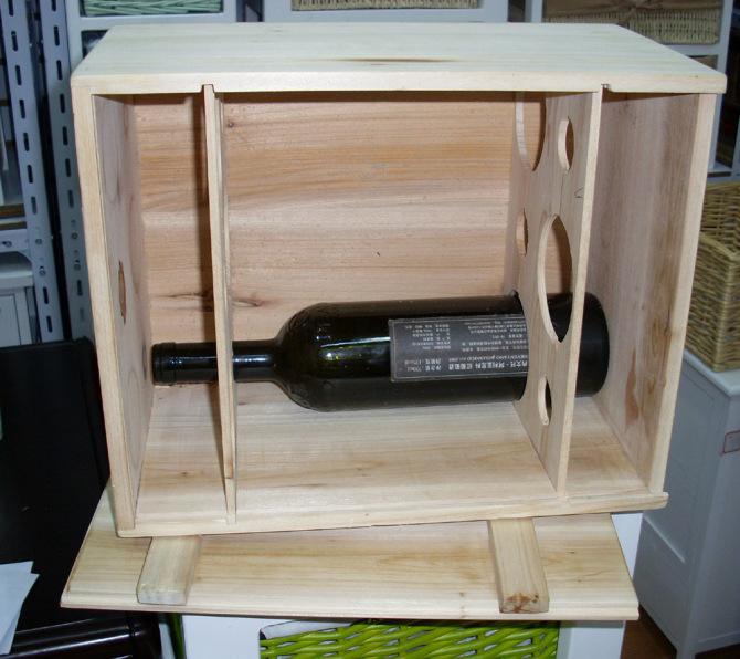 供應(yīng)六支紅酒木盒加工定做