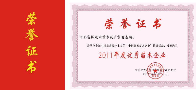 河北省保定市苗木花卉繁育基地