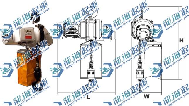 供应进口环链电动葫芦-20吨8行链条电动葫芦-LHQZ