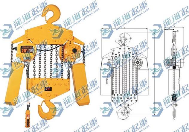 供应环链电动葫芦吨位有1到35吨不等-LHQZ