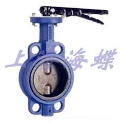 手動(dòng)對(duì)夾式軟密封蝶閥圖片