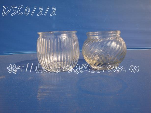 供應(yīng)加工定做玻璃罐玻璃燭臺(tái)