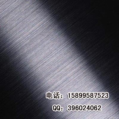 供應KTV裝飾板不銹鋼斜拉絲黑鈦花板