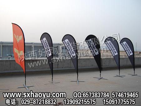 供應(yīng)西安水座旗注水旗桿刀旗道旗彩旗