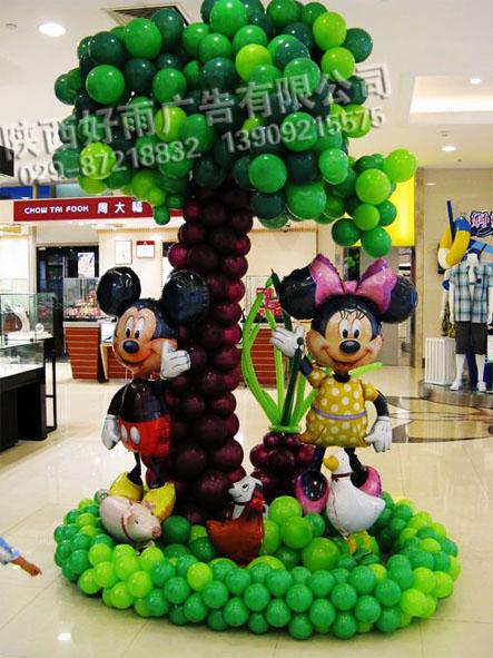 西安生日婚禮年會(huì)現(xiàn)場(chǎng)氣球裝飾布置圖片/西安生日婚禮年會(huì)現(xiàn)場(chǎng)氣球裝飾布置樣板圖 (4)