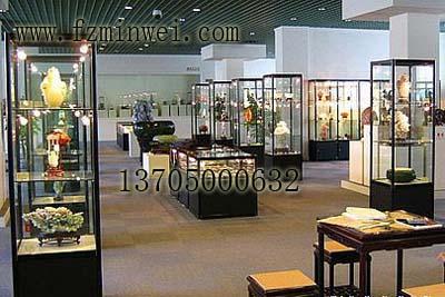 福州工艺品展示柜展架饰品展柜图片