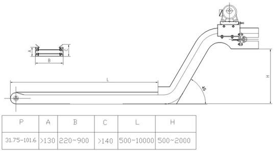 刮板排屑機(jī)圖片/刮板排屑機(jī)樣板圖 (2)