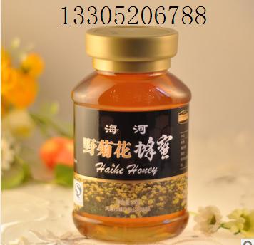 供应东北蜂蜜玻璃瓶批发，玻璃蜂蜜瓶直销图片