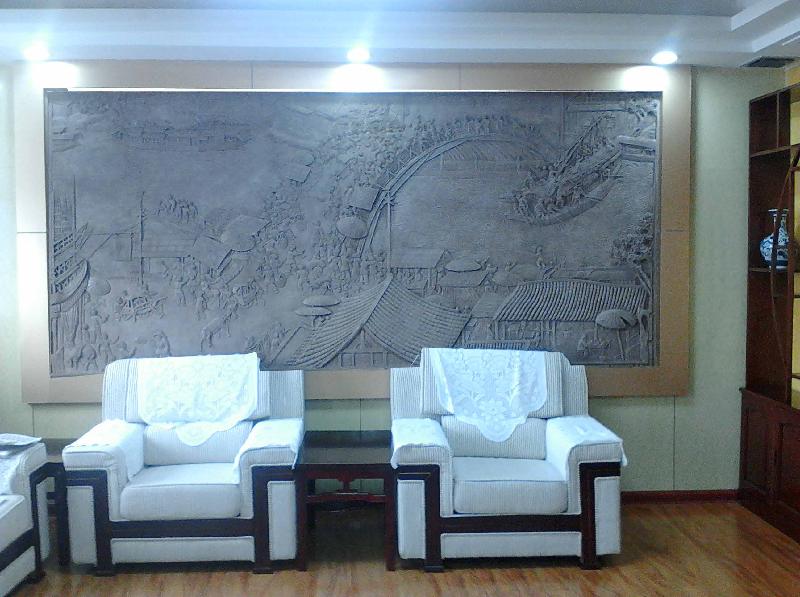 供應(yīng)清明上河圖浮雕山東雕塑制作廠家