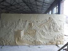 迎客松壁畫(huà) 砂巖浮雕 玻璃鋼浮雕 迎客松浮雕 東營(yíng)浮雕廠家