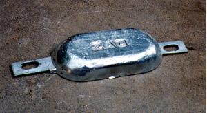 供應(yīng)船體用焊接式犧牲陽極單腳