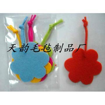供應(yīng)彩色毛氈掛件