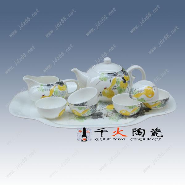 供應景德鎮(zhèn)手繪功夫茶具禮品套裝