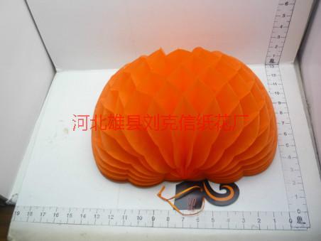 供應(yīng)萬圣節(jié)蜂巢南瓜飾品；全國批發(fā)萬圣節(jié)蜂巢南瓜飾品