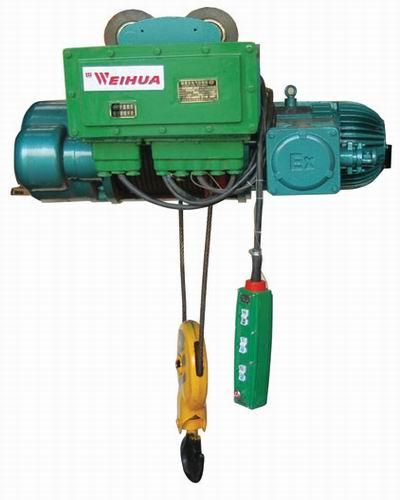 鋼絲繩防爆電動葫蘆圖片