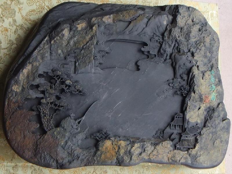 端硯坑仔江南漁翁圖片