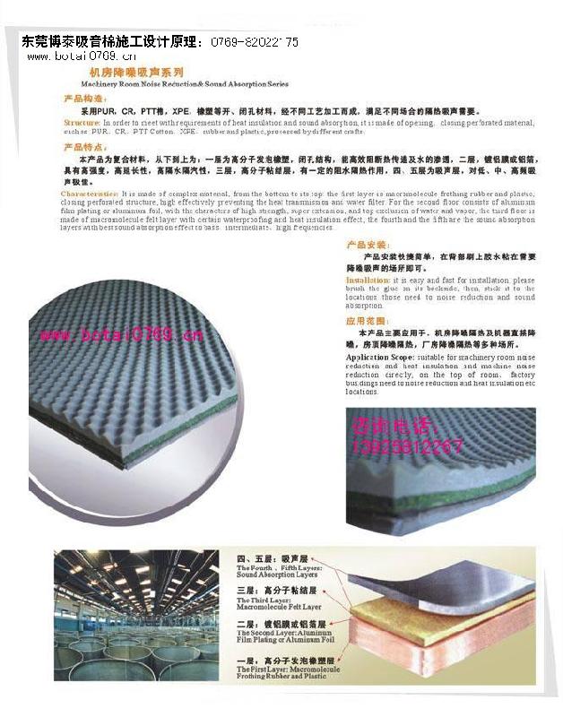 環(huán)保吸音棉波峰隔音棉圖片