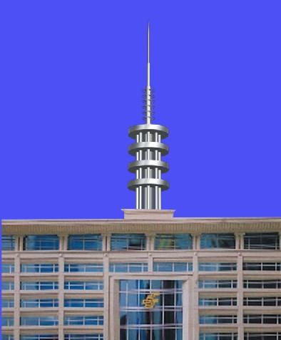 供應(yīng)景觀避雷塔 樓頂裝飾避雷塔