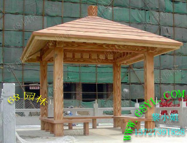 供應(yīng)廣州市南海市東莞市各新款防腐木花架涼亭訂做