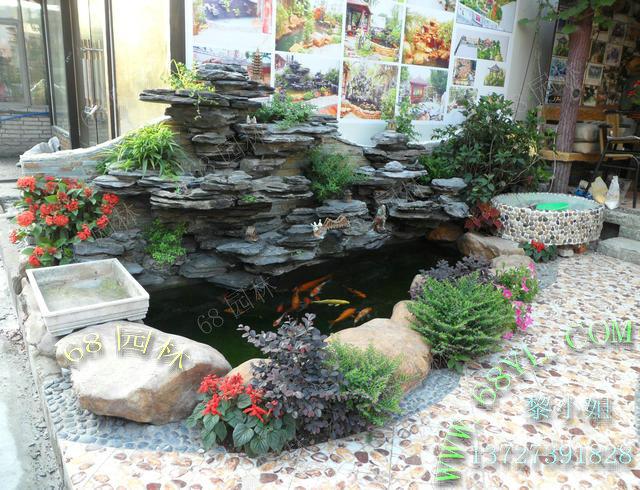 供應(yīng)英石假山魚(yú)池出售上門(mén)造景/黃臘石千層石吸水石假山等大型假山制作