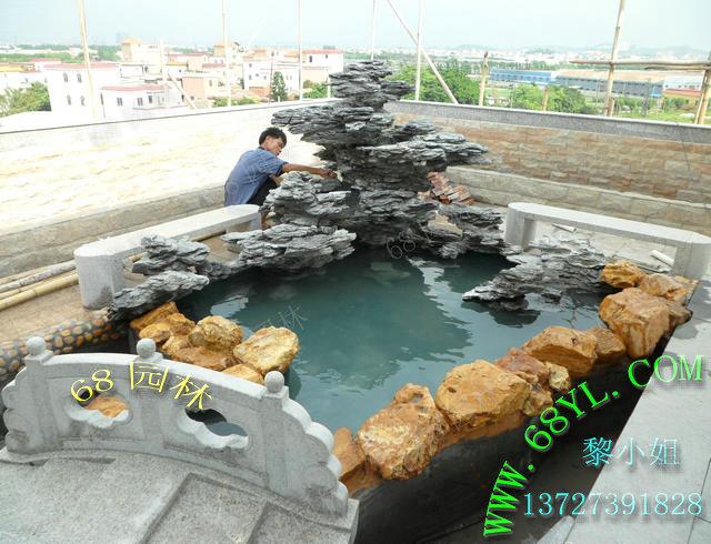 供應天臺陽臺擺設英石假山 盆景假山流水水景假山園林造景
