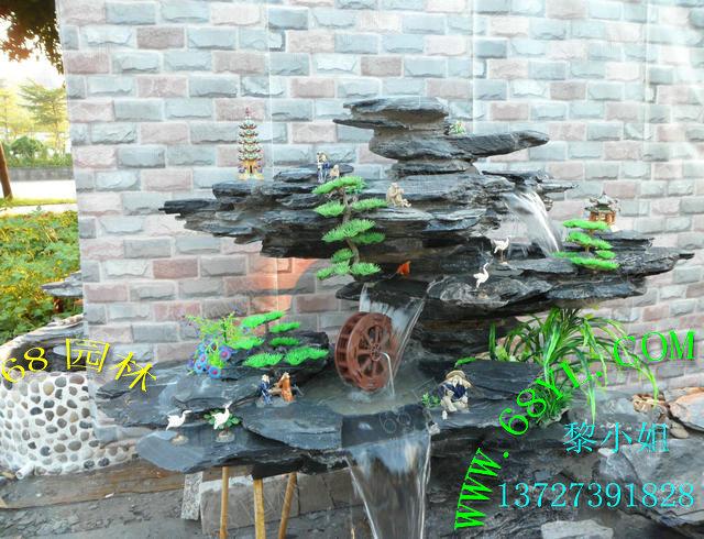 供應訂做英石假山實景