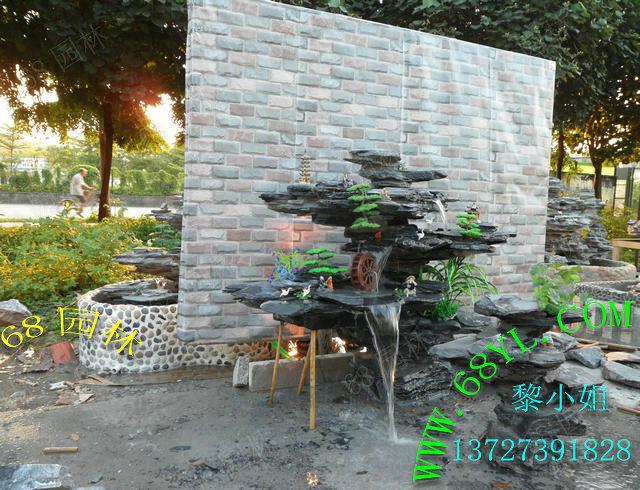 供應訂做英石假山實景