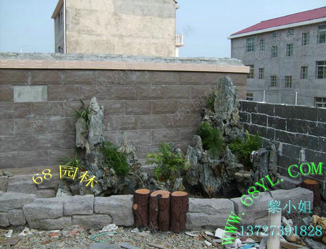 供應(yīng)天臺(tái)樓梯擺設(shè)英石假山 流水假山園林造景