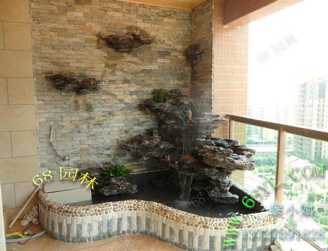 供應(yīng)實地假山魚池水景現(xiàn)場圖片/假山魚池過濾施工設(shè)計圖