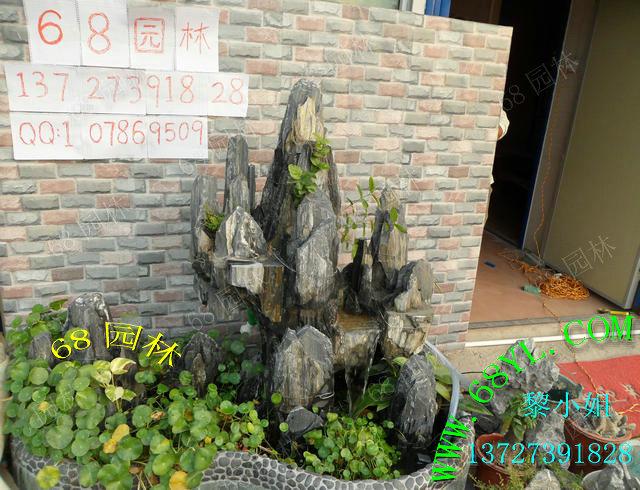 虎壁石假山圖片