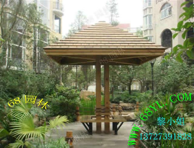 供應(yīng)廣州市南海市東莞市各新款防腐木花架涼亭訂做