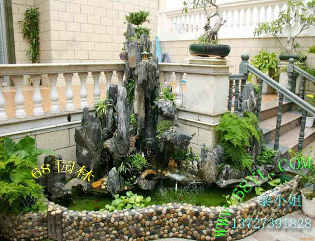 供應(yīng)辦公室陽臺擺設(shè)英石假山 盆景流水假山魚池園林造景