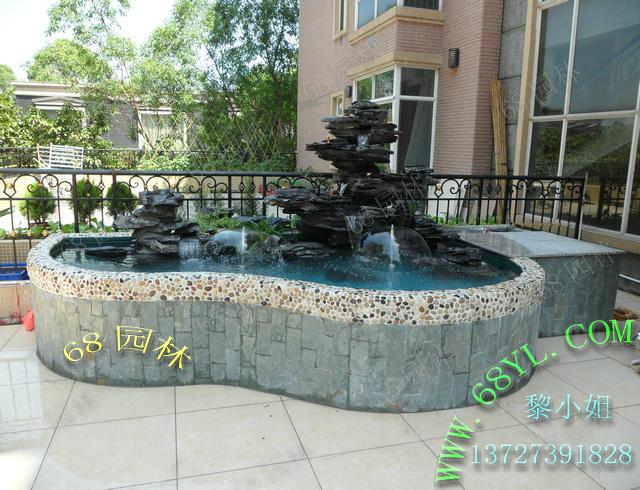 供應天臺陽臺擺設英石假山 盆景假山流水水景假山園林造景