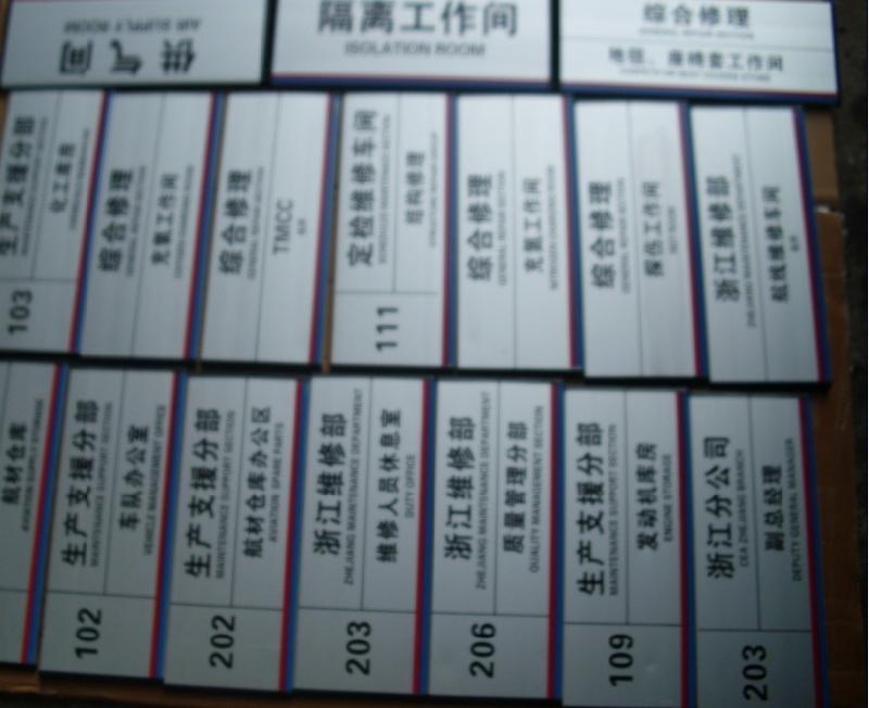 烤漆科室牌圖片/烤漆科室牌樣板圖 (4)