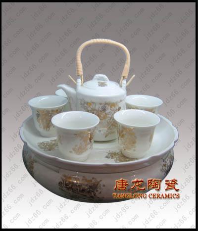 2011新款陶瓷茶具青花釉中茶具图片