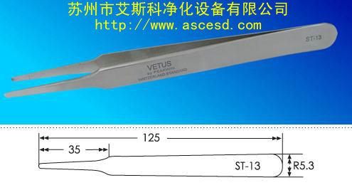 供应TS-13不锈钢镊子gooi超精细高精密镊子苏州昆山江阴杭州图片