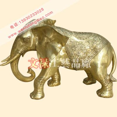 供應(yīng)銅雕大象鑄銅大象雕刻大象
