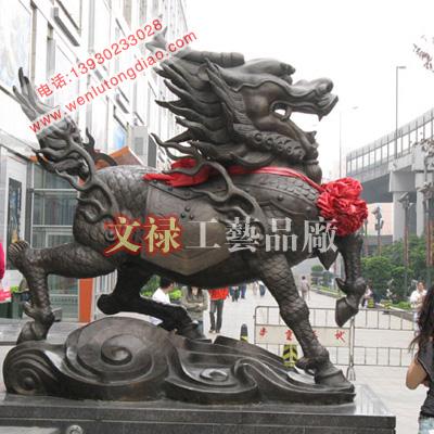 銅雕麒麟1圖片