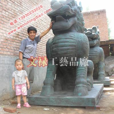 供應(yīng)銅麒麟，麒麟雕塑，鑄銅麒麟
