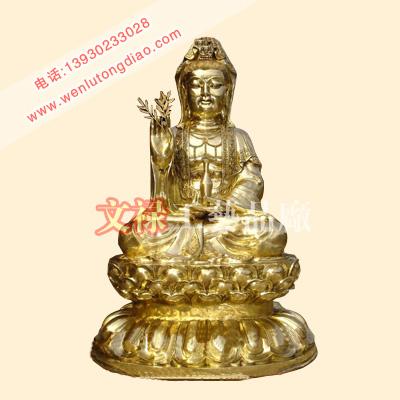 供應(yīng)銅雕文殊普賢