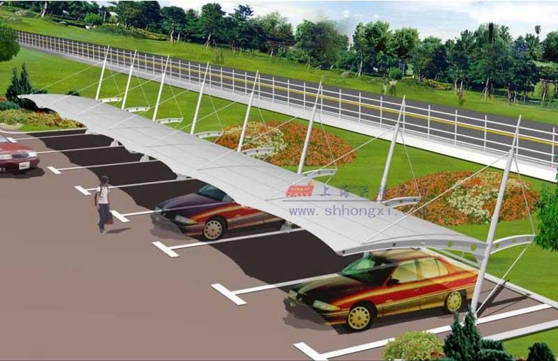 帳篷廠嘉定停車篷上海停車棚圖片