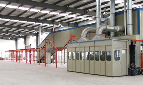 新遠涂裝健身器材噴涂線