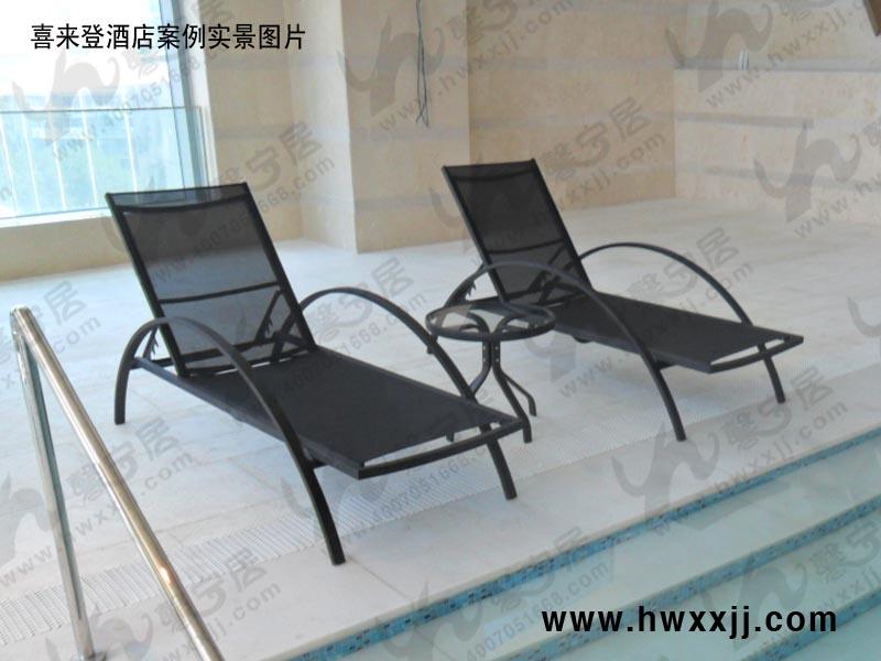 供應(yīng)北京俱樂部泳池躺椅