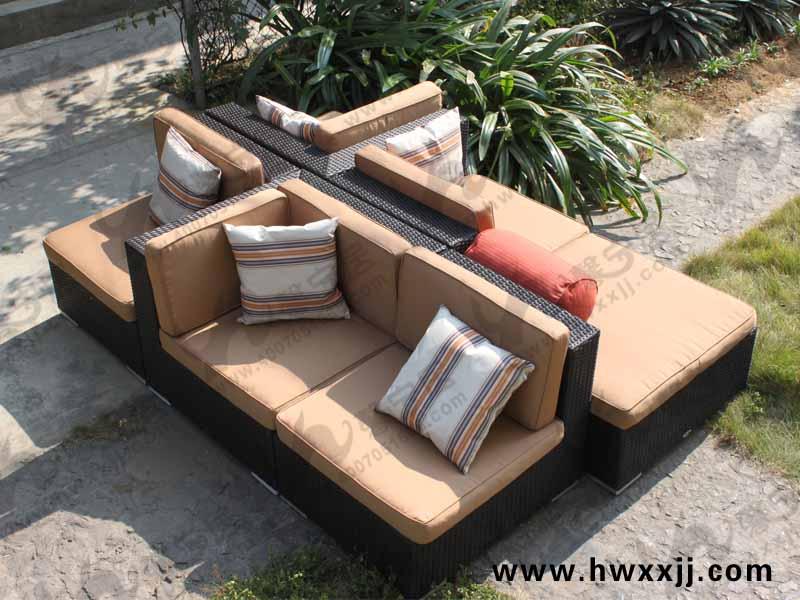新款組合沙發(fā)藤編沙發(fā)T-SF327圖片