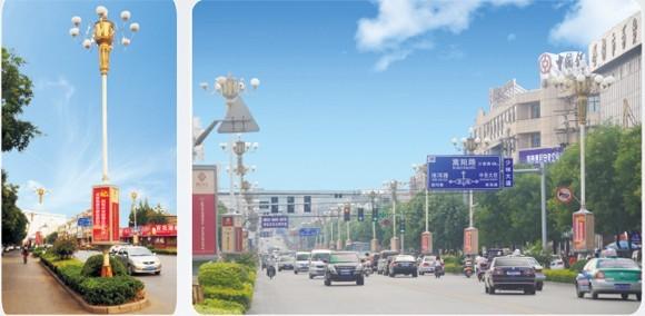 供應(yīng)路燈桿*旋轉(zhuǎn)燈箱